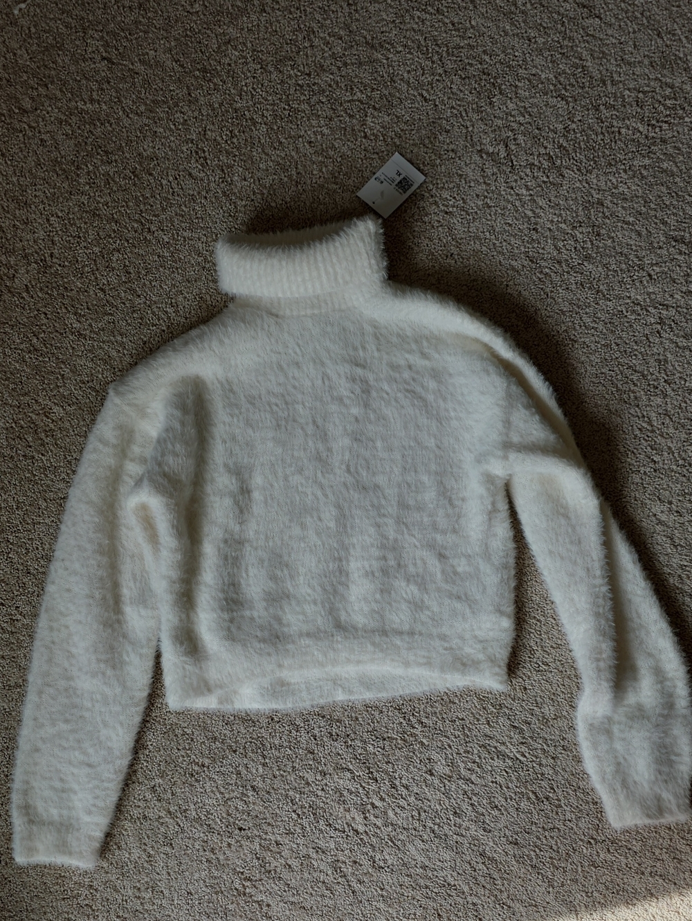 Fluffy Turtleneck Sweater - Brand New